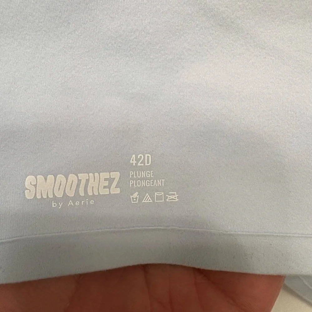 NWOT,Aerie Smoothez lace Sky Blue Women's Bra,Size 42 D